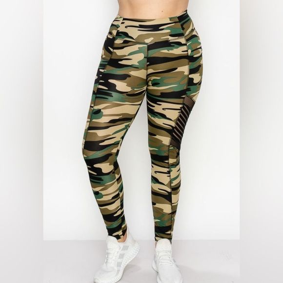 Mesh Detail Pocket Legging - Pocket Legging - Everyday Legging - Picture 4 of 5